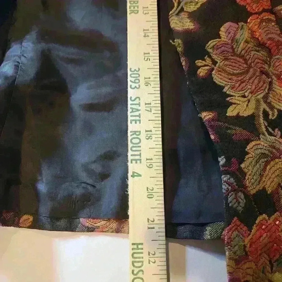 Sandra Darren Blazer Womens 8 Tapestry Beaded Work Office Casual Jacket Church - Picture 7 of 10